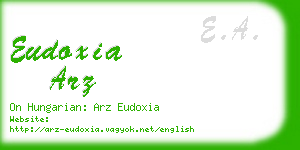 eudoxia arz business card
